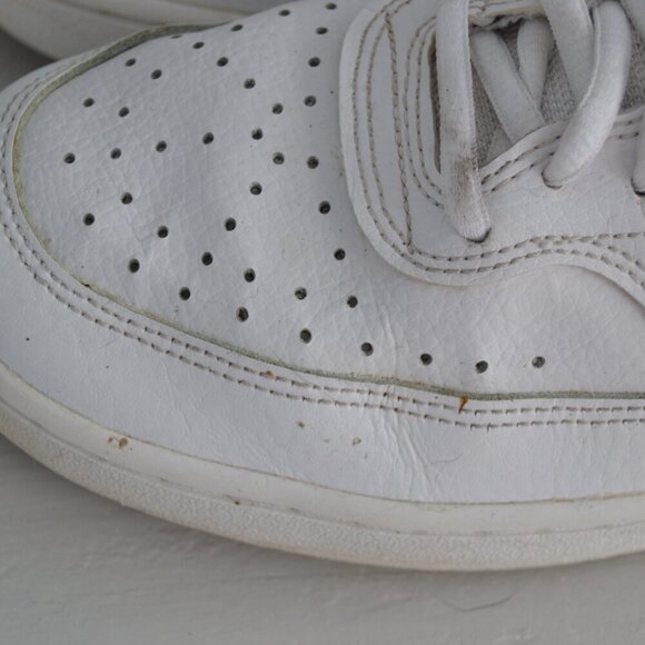 Nike Pink White Sneakers Women's 9 Court Vision Low Top Shoes CD5434-110 - Picture 10 of 10